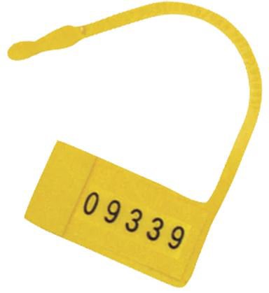 Seals Locking Breakaway Plastic Yellow Safety Control Seals & Numbers Omnimed® Snap Lock Plastic 7/8 W X 1-1/4 L Inch by Omnimed, Inc.  ID 484107-Y
